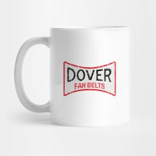 Dover Fan Belts (Original Design - White - Worn) Mug